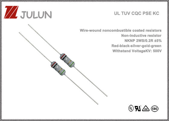 Rezystor drutowy 125 V 250 V Niepalny powlekany